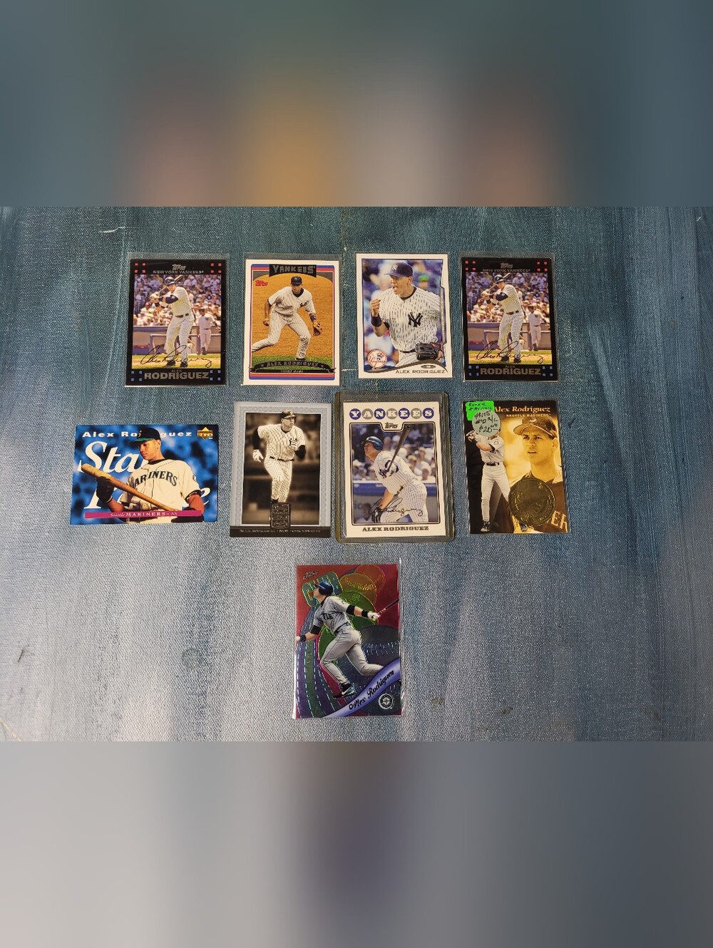 Alex Rodriguez Baseball Card Lot